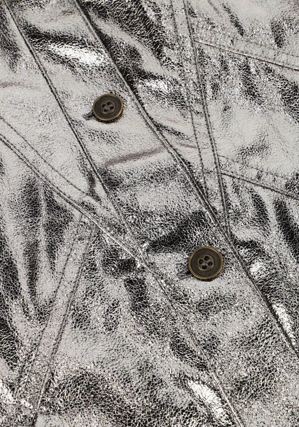 LIKE FLO Gilet DORIS FLO METALLIC GILET Argent&eacute; - large