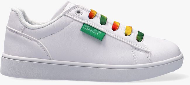 Benetton Baskets / sneakers Fille Blanc Blanc - Chaussures Baskets