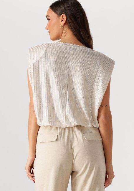 NUKUS Haut BABETTE TOP en or - large