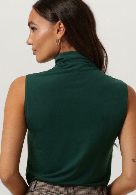 VANILIA Haut UNI SLEEVELESS COL Vert foncé - large
