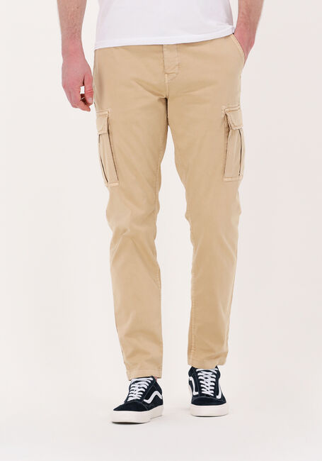 SCOTCH & SODA Pantalon cargo STUART GARMENT-DYED REGULAR SLIM-FIT CHINO en beige - large