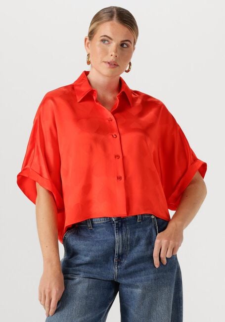 ALIX THE LABEL LADIES WOVEN HEARTS BLOUSE Blouses en orange - large