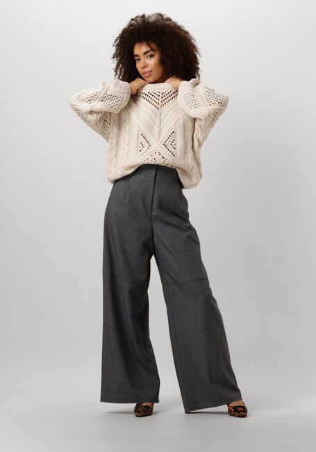 OBJECT Pull OBJDEDE KNIT L/S OZ PULLOVER Blanc - large