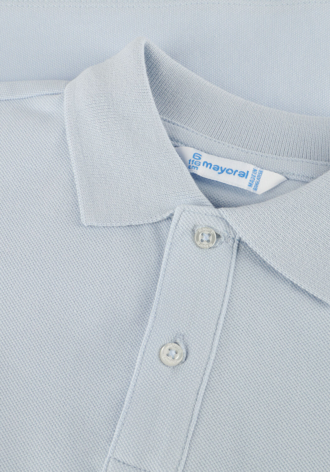 MAYORAL BASIC S/S POLO Hauts & T-shirts Bleu clair - large