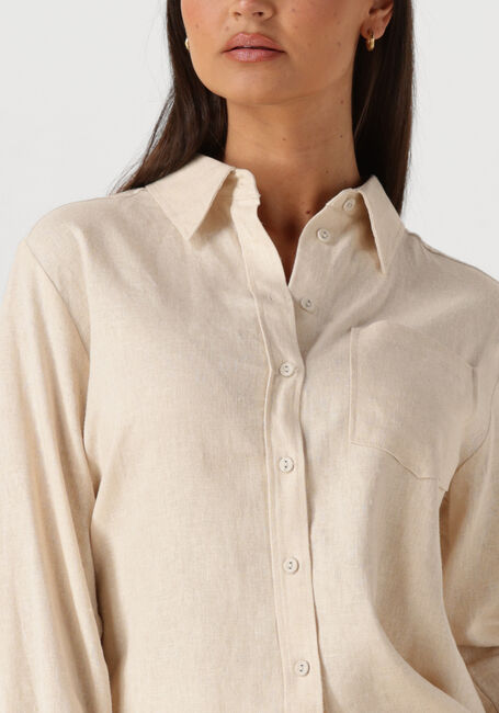 Witte Y.A.S.  YASFLAXY LS LINEN SHIRT NOOS - large