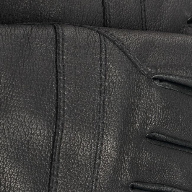 UGG Gants CASUAL LEATHER GLOVE WITH PULL en noir - large
