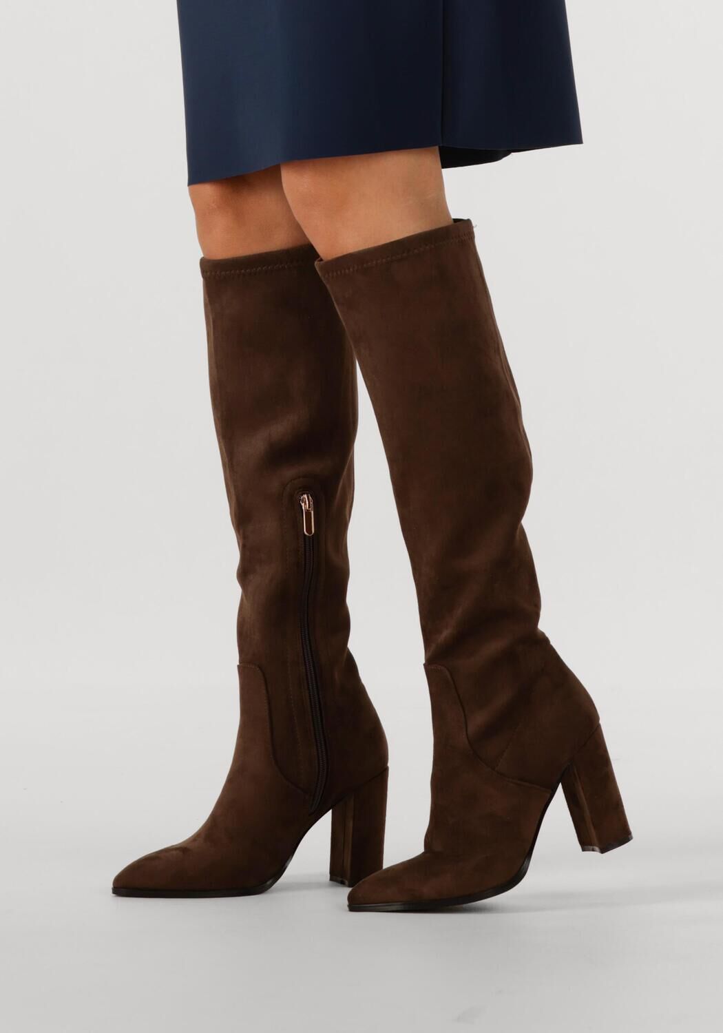 MARLOU Bottes hautes 0492-21 en marron - large