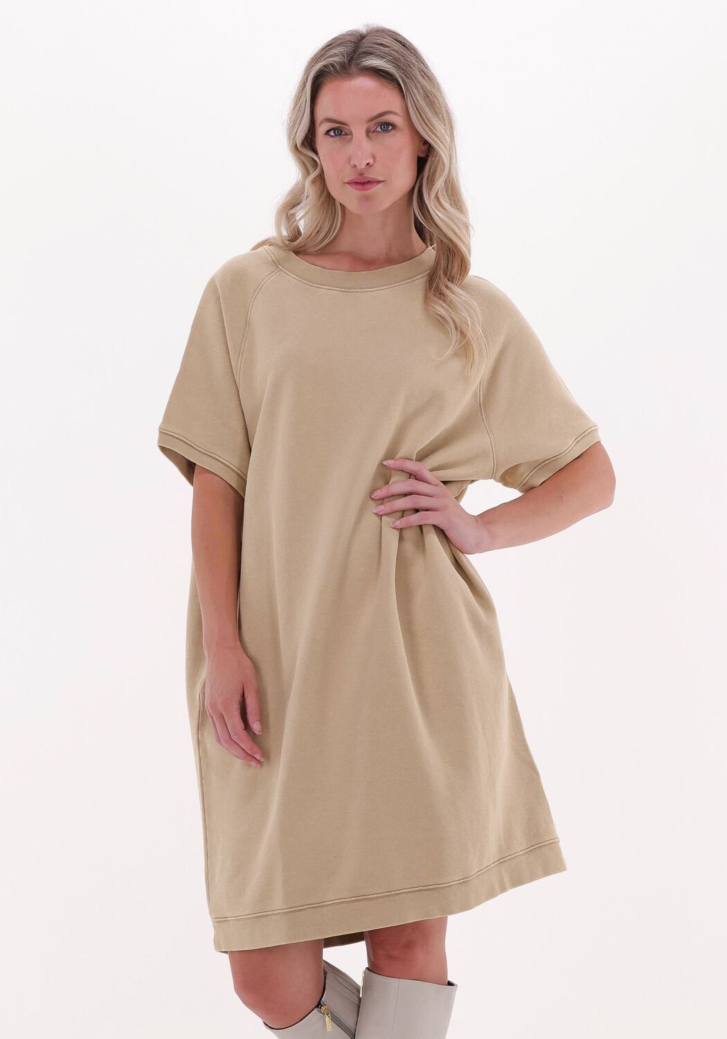 Ecru 10DAYS Mini jurk OVERSIZED DRESS Omoda