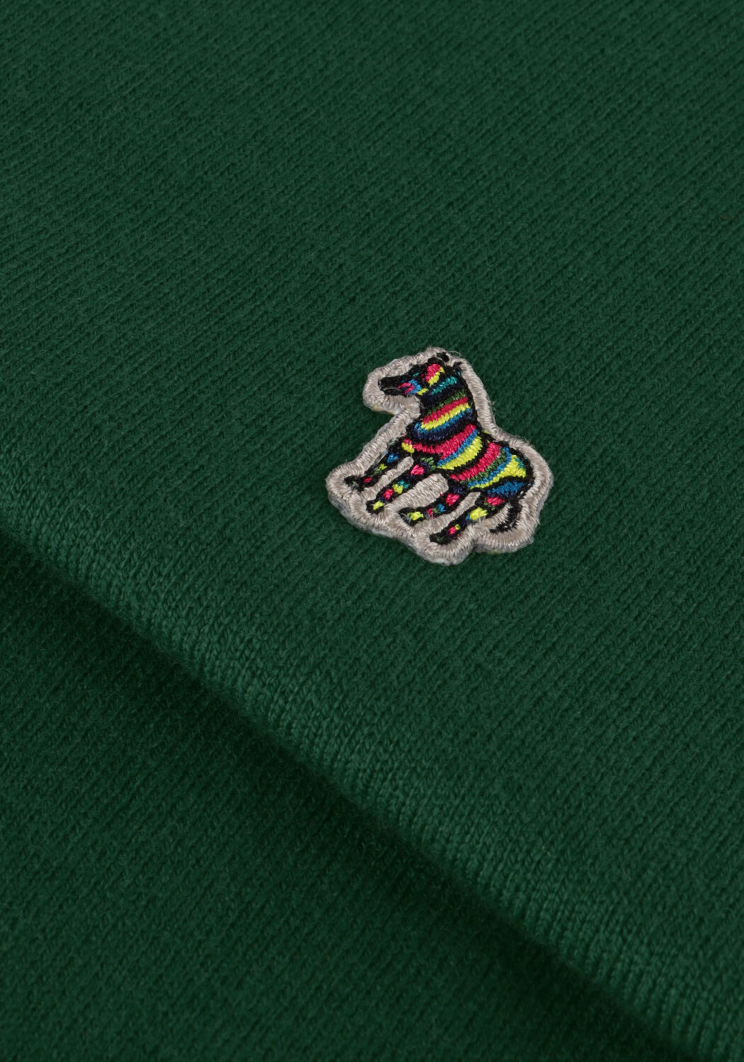 Groene PS PAUL SMITH Trui MENS SWEATER CREW NECK ZEB BAD - large