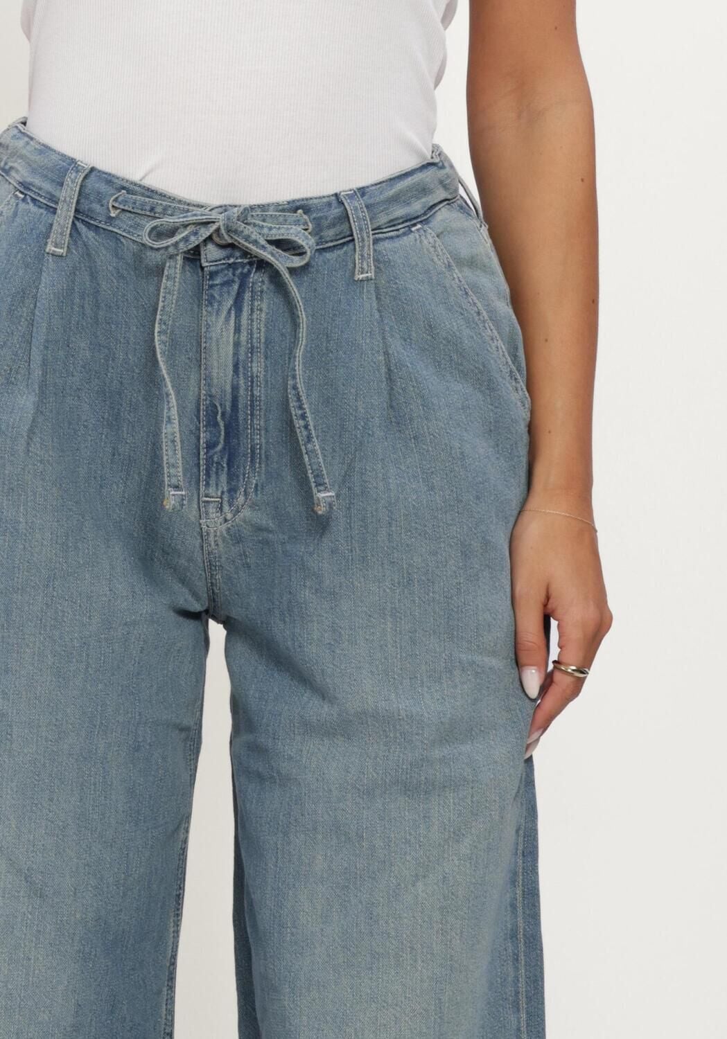 Lichtblauwe TOMMY JEANS Wide jeans CHARLIE MR LOOSE WD TIE CJ6039 - large