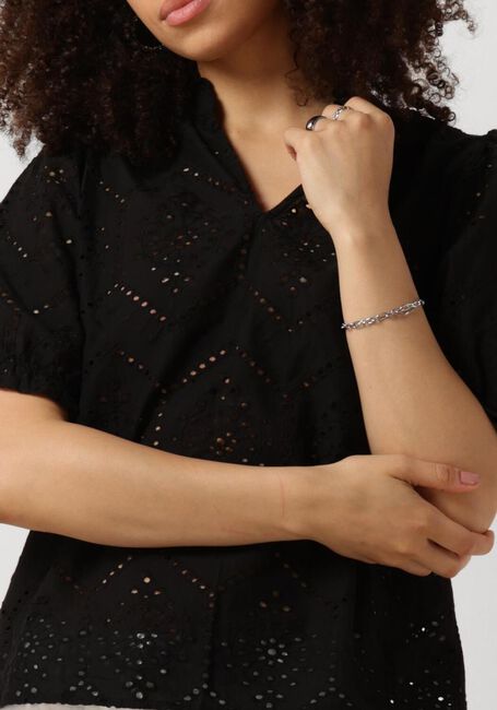 NEO NOIR ODESA EMBROIDERY BLOUSE Blouses en noir - large