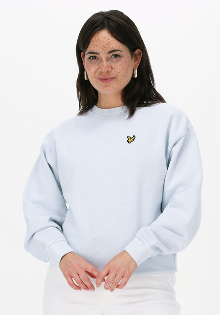 LYLE & SCOTT Chandail GARMENT DYE SWEATSHIRT Bleu clair - large