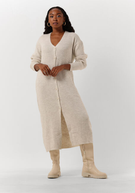 ANOTHER LABEL Robe midi SMASTEIN DRESS L/S en blanc - large