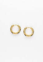 NOTRE-V Boucles d'oreilles OORBELLEN STRASS en noir - medium