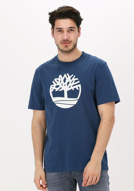 TIMBERLAND T-shirt SS K-R BRAND TREE T en bleu - large