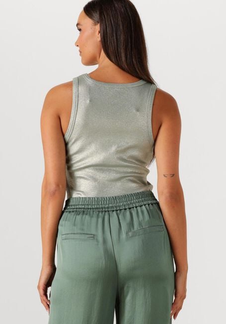 Groene SUMMUM Top RIB TANKTOP COTTON RIB - large