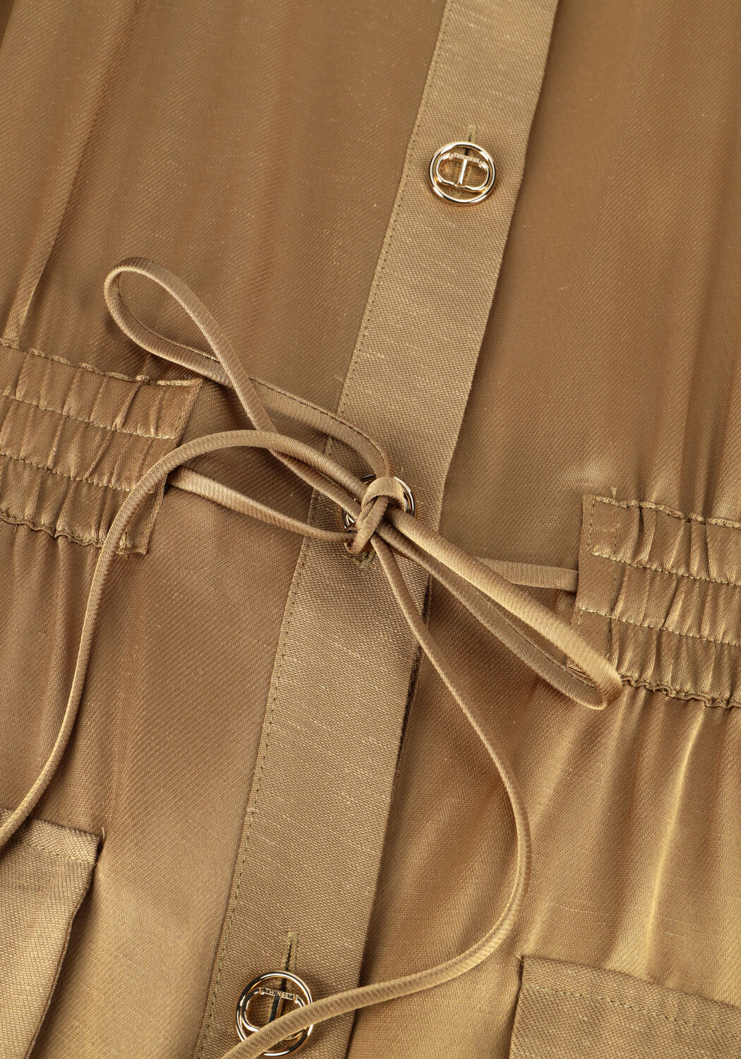 TWINSET MILANO Robe midi 251TT2270 en beige - large