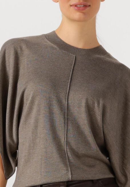 Taupe EST'SEVEN Trui SUZETTE NOLITA - large
