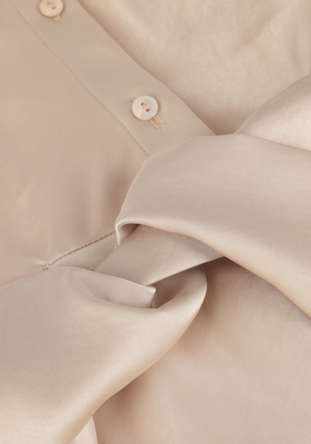 Beige NEO NOIR Mini jurk NIMA HEAVY SATIN DRESS - large