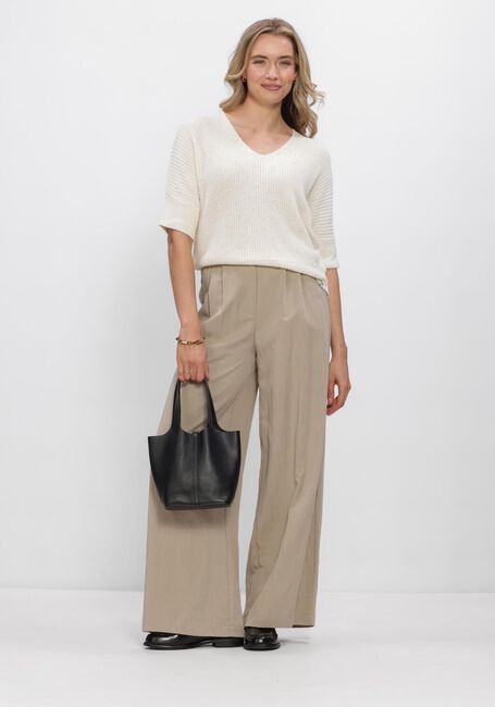 SIMPLE Haut SHORT SLEEVE TOP Cr&egrave;me - large