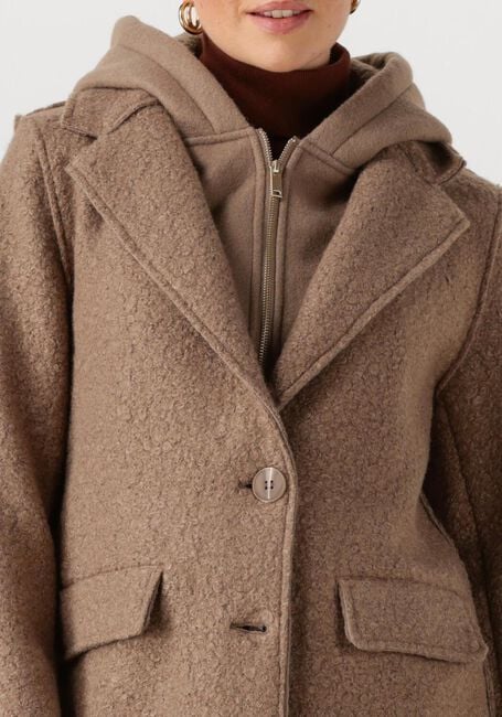 Taupe NUKUS Mantel INNA JACKET BOUCLE - large