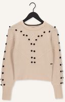 Gebroken wit SCOTCH & SODA Trui STITCH AND BOBBLE PLACEMENT WOOL BLEND PULLOVER Gebroken wit SCOTCH & SODA Trui STITCH AND BOBBLE PLACEMENT WOOL BLEND PULLOVER - medium