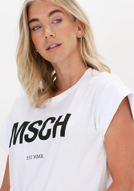 MSCH COPENHAGEN T-shirt ALVA MSCH STD TEE en blanc - large