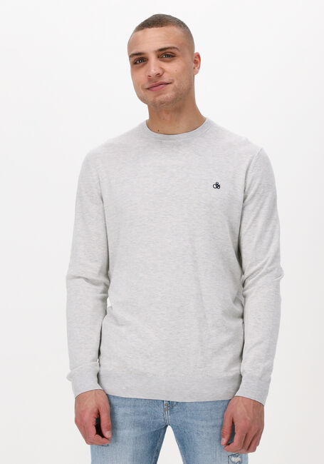 Gebroken wit SCOTCH & SODA Trui CLASSIC CREWNECK PULLOVER - large