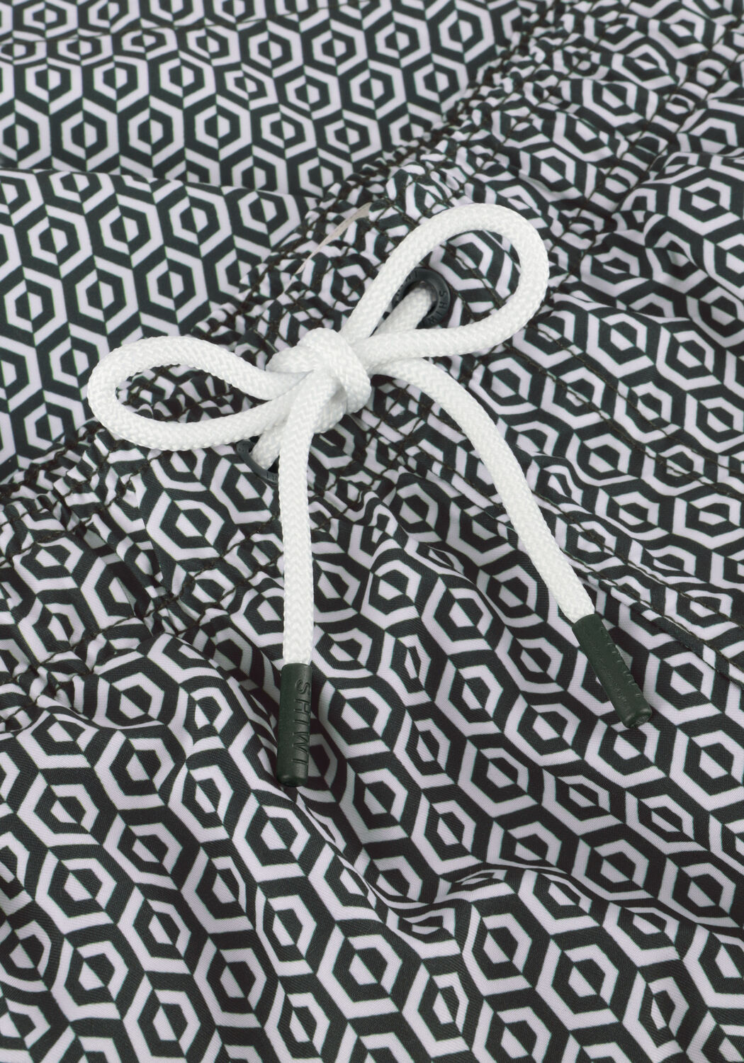 SHIWI Shorts de bain MEN MIKE SWIM SHORTS 7 INCH GEO TILE en vert - large