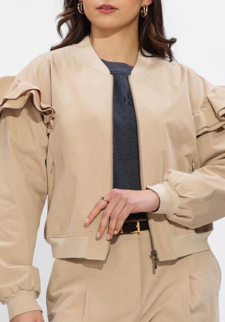 Bruine SUMMUM Jassen BOMBER COTTON BLEND - large