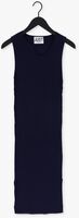 Donkerblauwe JUST FEMALE Midi jurk ELEGANT SL DRESS