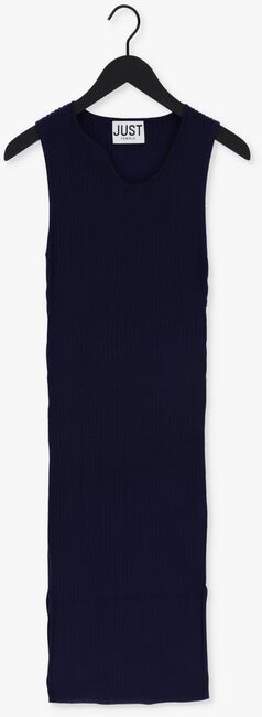 Donkerblauwe JUST FEMALE Midi jurk ELEGANT SL DRESS - large