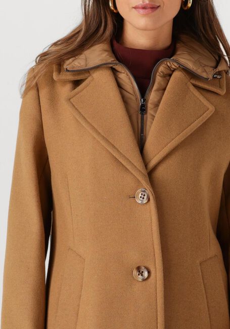 Bruine BEAUMONT Gewatteerde jas CAMERON COAT - large