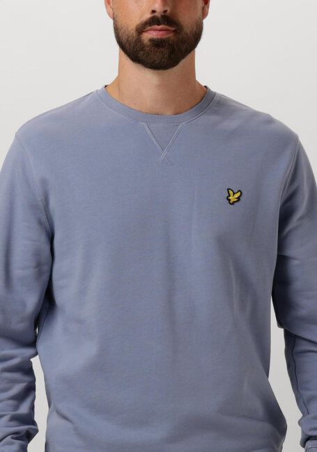 Lichtblauwe LYLE & SCOTT Trui CREW NECK - large
