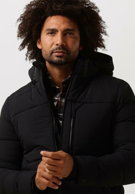 CAST IRON Veste matelassé SHORT JACKET TECHSTRETCH BRAWLER en noir - large