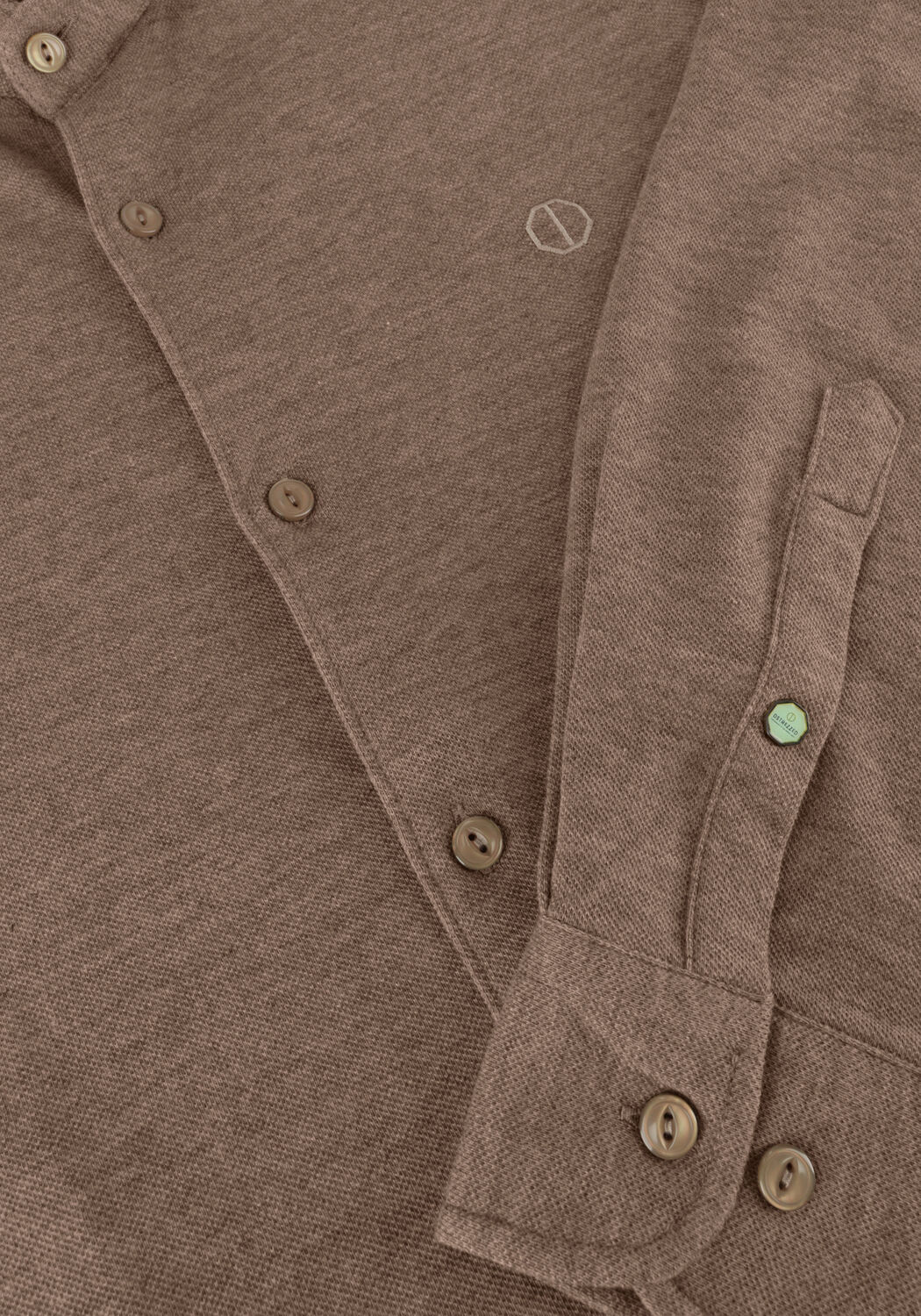 DSTREZZED Chemise d&eacute;contract&eacute; KIRK SHIRT en marron - large