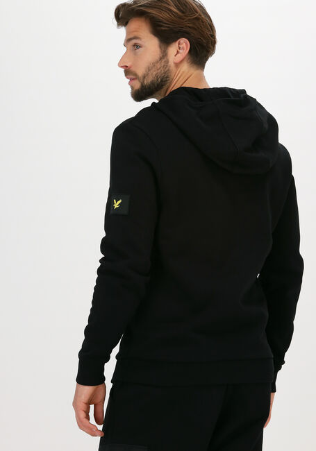 LYLE & SCOTT Chandail POCKET HOODIE en noir - large