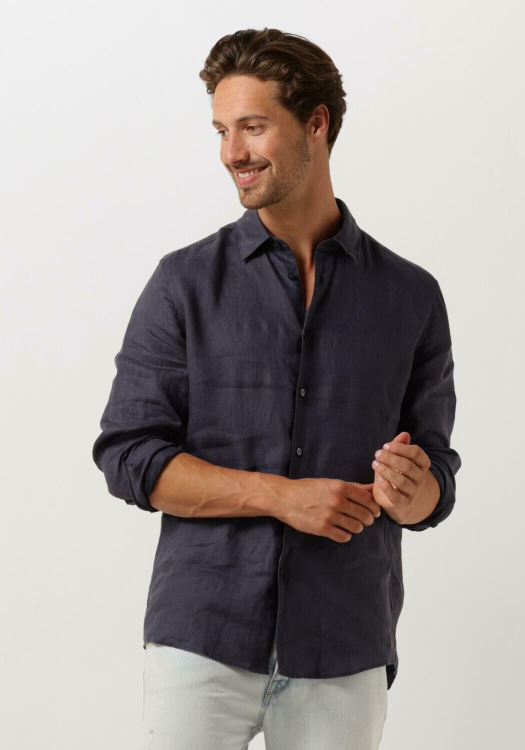 Blauwe DRYKORN Casual overhemd RAMIS 126106 Omoda