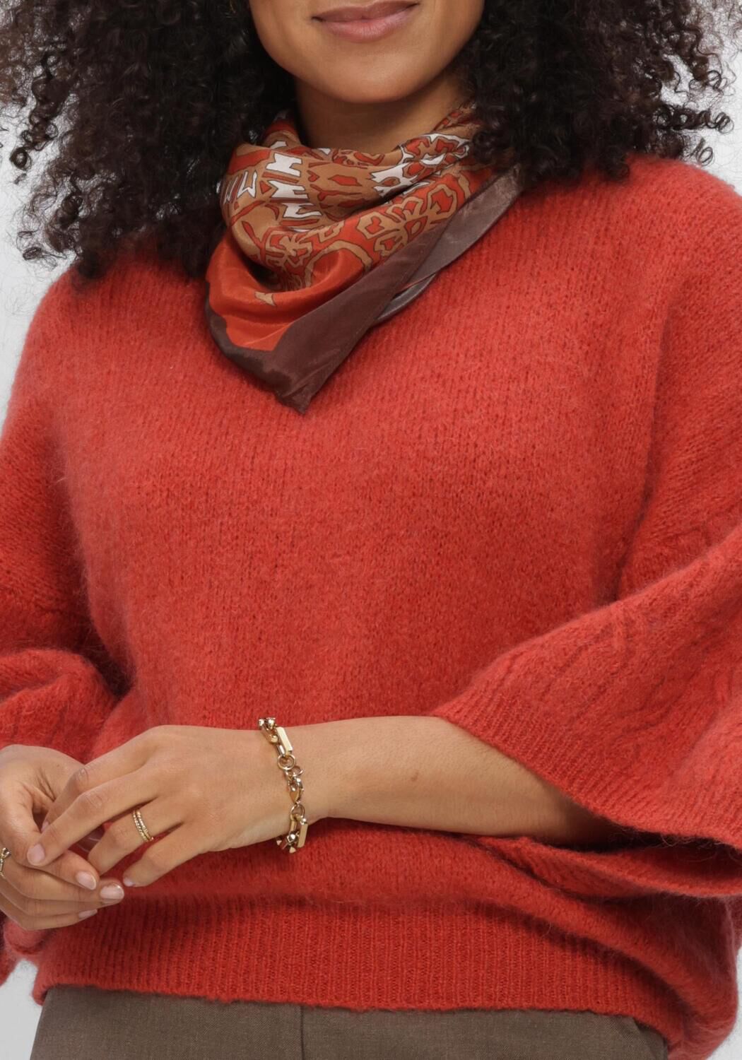 Rode SUMMUM Trui BOXY SWEATER MOHAIR WOOL BLEND KNIT - large