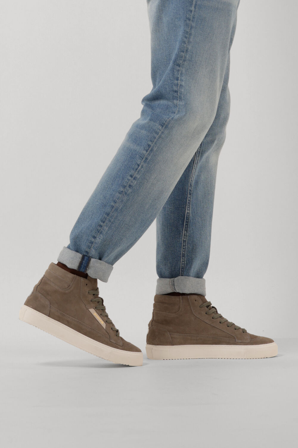 GOOSECRAFT Baskets montantes CHRISTIAN MEN 7 en gris - large