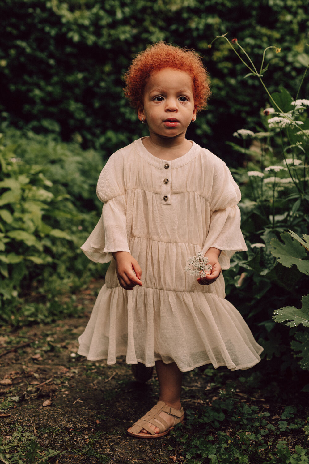 Witte BAJE STUDIO Mini jurk RIBAS - large