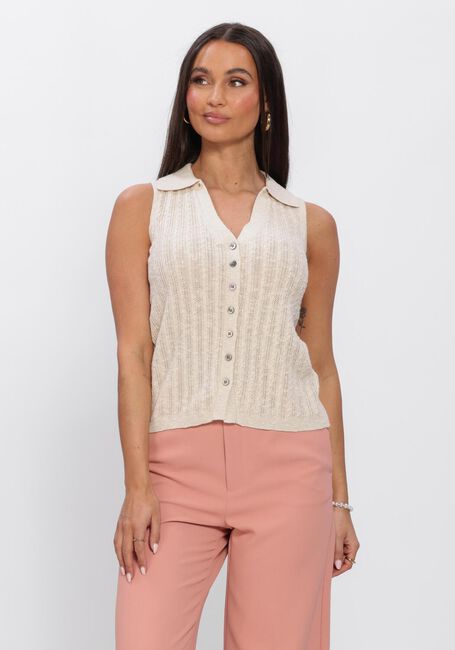 MOS MOSH MMRINJA MARISOL LINE KNIT TOP Hauts & T-shirts &Eacute;cru - large