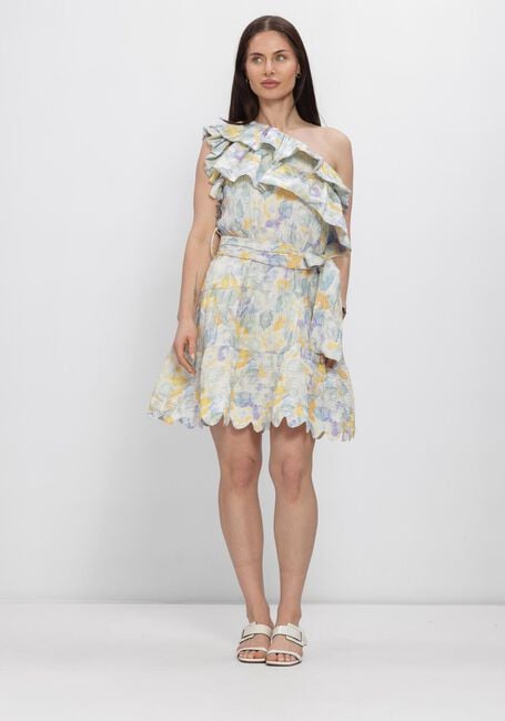 AMAYA AMSTERDAM Robe midi CLOVER en bleu - large