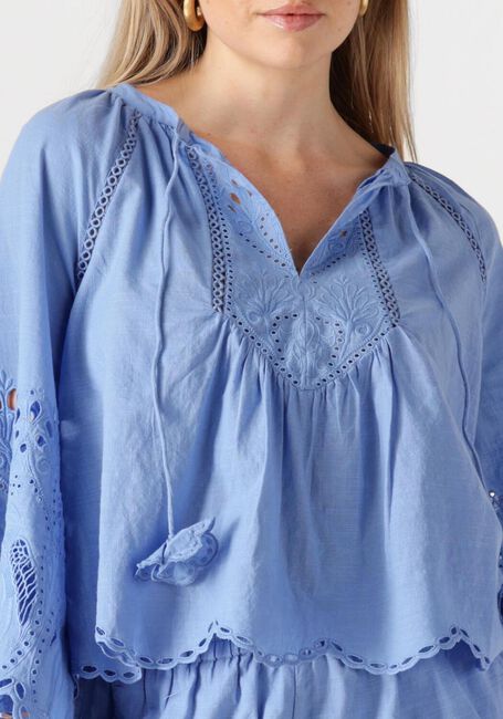 Blauwe SCARLETT POPPIES  ASHU TOP - large