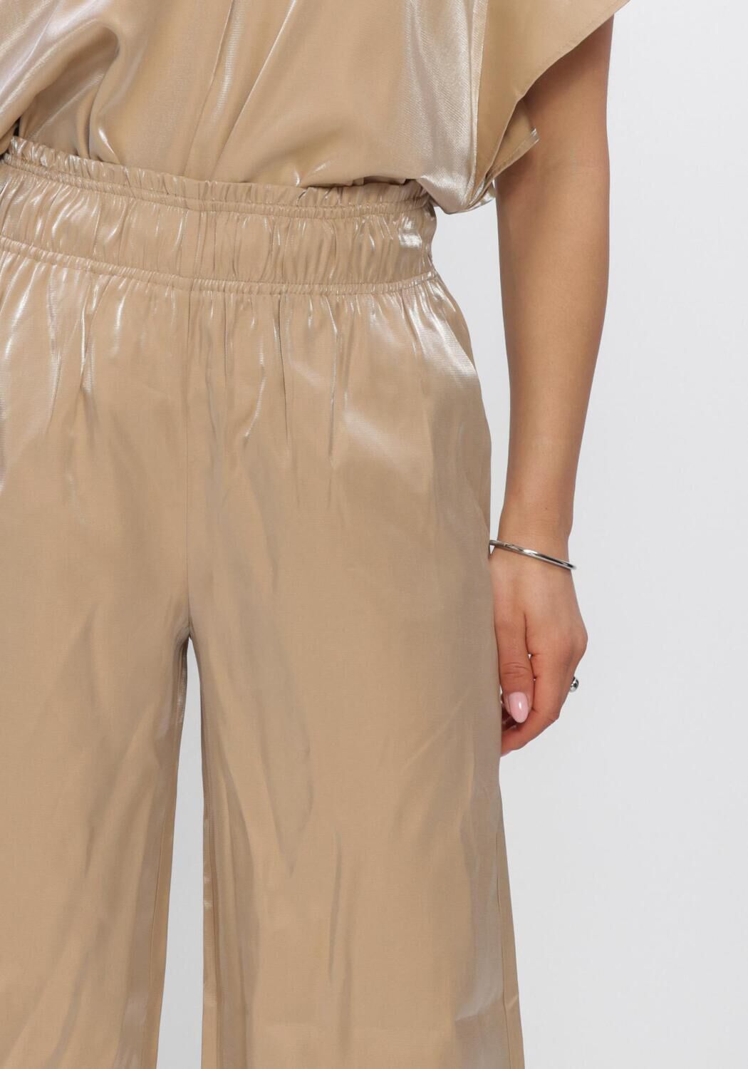 NUKUS Pantalon RUBI PANTS SHINY Sable - large