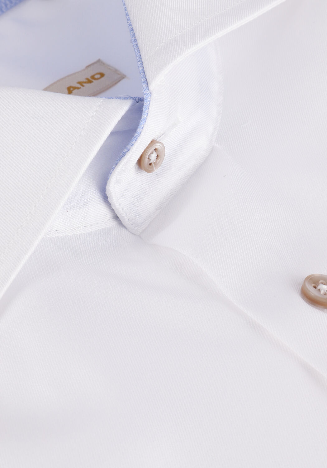 PORTO MILANO Chemise classique PORTO en blanc - large