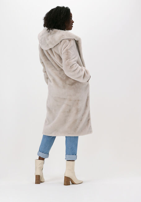 Ecru MOSCOW Faux fur jas NADJANA - large