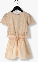 Roségouden NONO Mini jurk MAYKA GIRLS LACE DRESS LIGHT GOLD - medium
