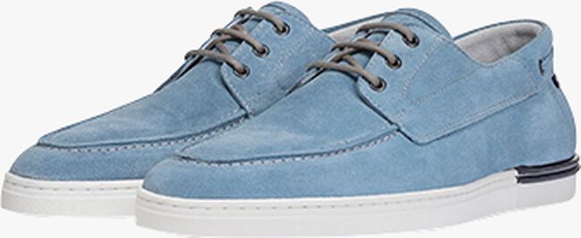FLORIS VAN BOMMEL SFM-30287 Chaussures à lacets Bleu clair - large