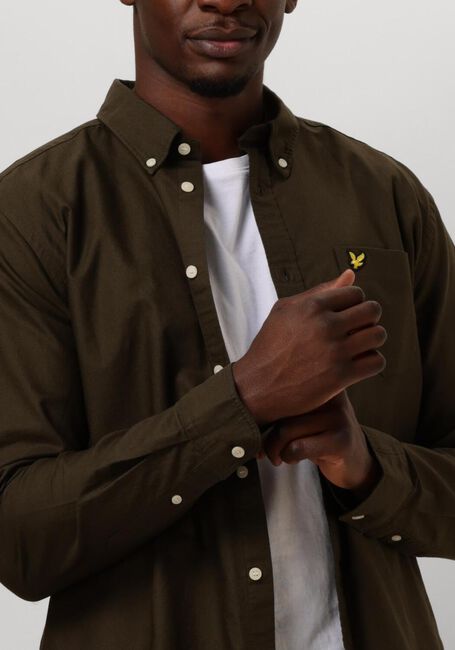 LYLE & SCOTT Chemise décontracté PLAIN OXFORD SHIRT en vert - large